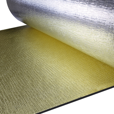 Materiale isolante termico a schiuma di alluminio a doppio lato XLPE XPE per tetti