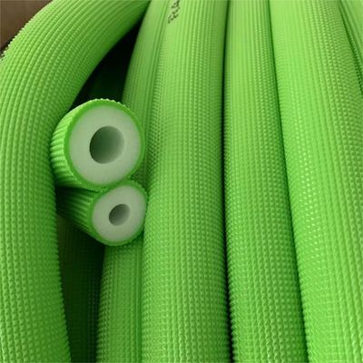 Isolamento per tubi AC ignifugo in schiuma XLPE IXPE per tubi di rame per refrigerazione