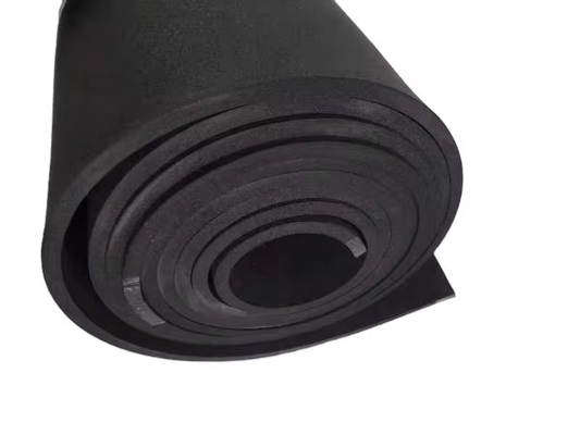 PVC NBR a alta densità di gomma isolante a schiuma a cellule chiuse in rotoli e fogli