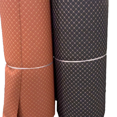 Pelle di spugna in PVC sintetica impermeabile in intaglio a maglia per tappeto per pavimenti di auto