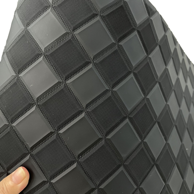 Pvc ricamo sintetico cuoio acciugato tappetino per pavimenti auto materiale di supporto per rotoli personalizzato