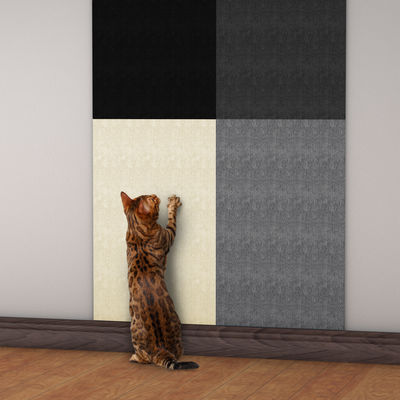40*200cm Self-adhesive Cat Wall Climbing Carpet For Covering Cat Tower
