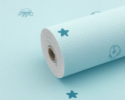 Serie per bambini Antibatterica Elastico carta da parati in schiuma 3D Colori Multiplici Per Ospedale