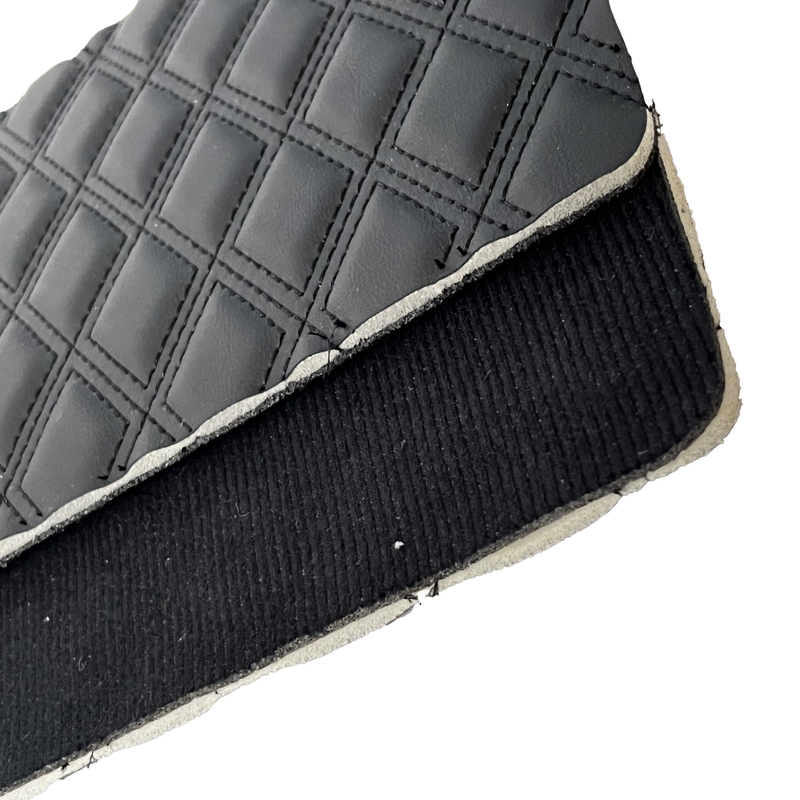 PU PVC ricamo in cuoio sintetico Xpe schiuma supporto per tappeto per pavimenti auto