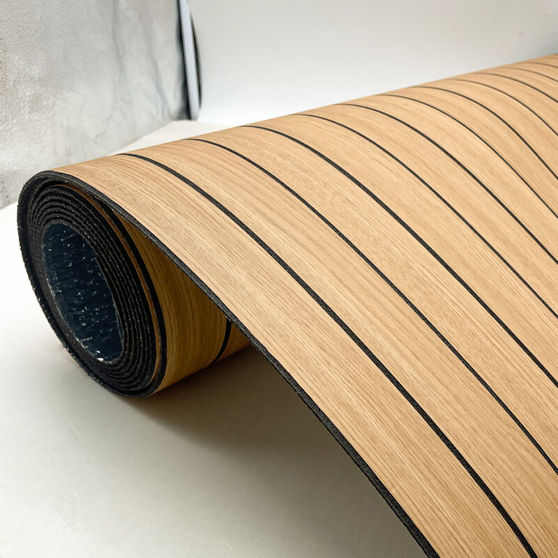 Pannelli a griglia flessibili autoadesivi con venature del legno per la decorazione di piccoli luoghi pubblici