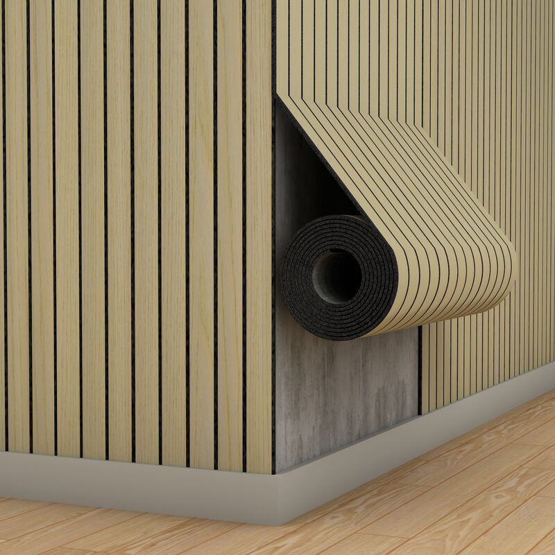 Carta da parati flessibile del pannello di parete di legno di protezione ignifuga del PVC per la decorazione domestica