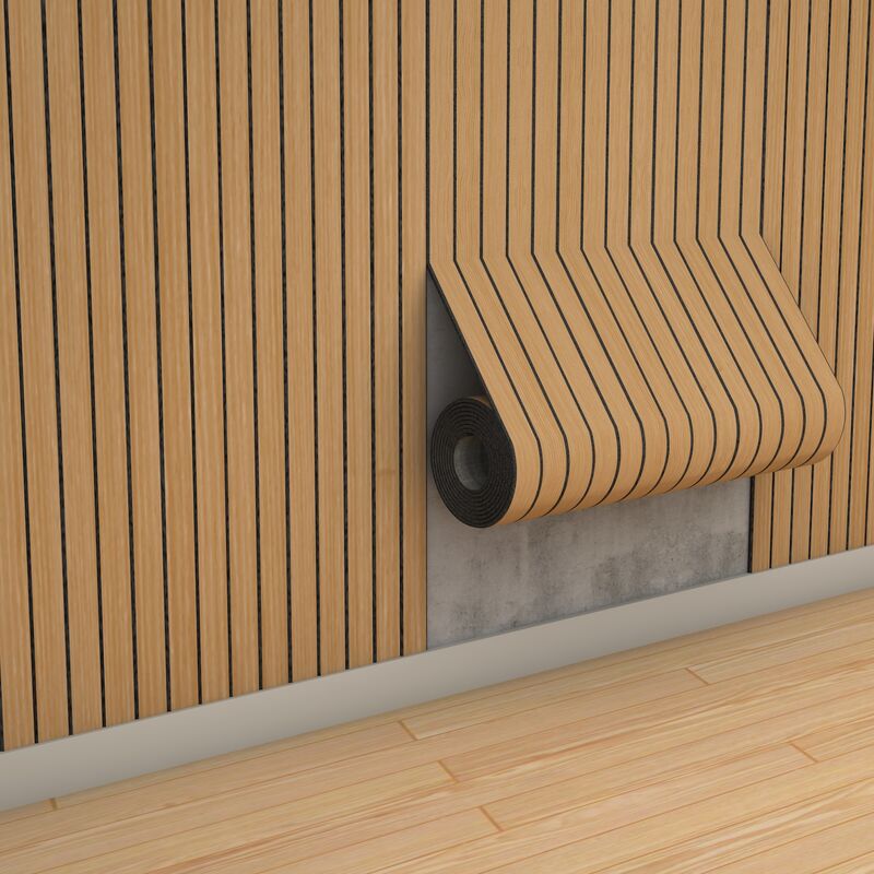 Pannello impermeabile con griglia morbida IXPE con strato di protezione in PVC per l'arredamento dell'appartamento